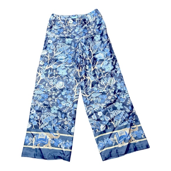 NWOT J. McLaughlin Silk Blend Wide Leg Pants Size 4 - Picture 2 of 7